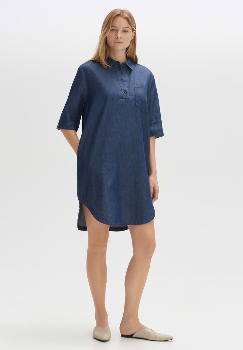 OPUS WAGALI - Jeanskleid - coal blue