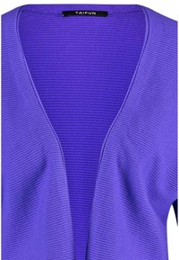 Taifun LANGARM - Strickjacke - purple ink (8810)