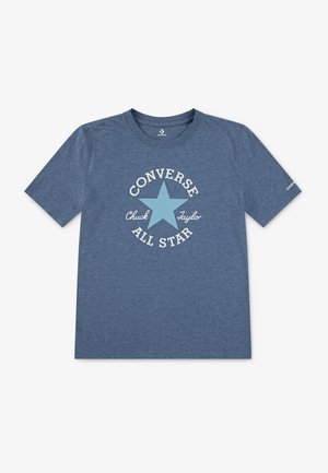 DISSECTED CHUCK PATCH TEE  - Potiskana majica - slacker blue heather