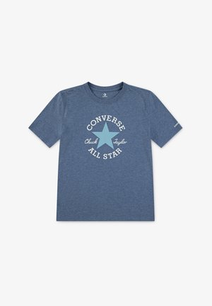 Converse DISSECTED CHUCK PATCH TEE - Potiskana majica - slacker blue heather