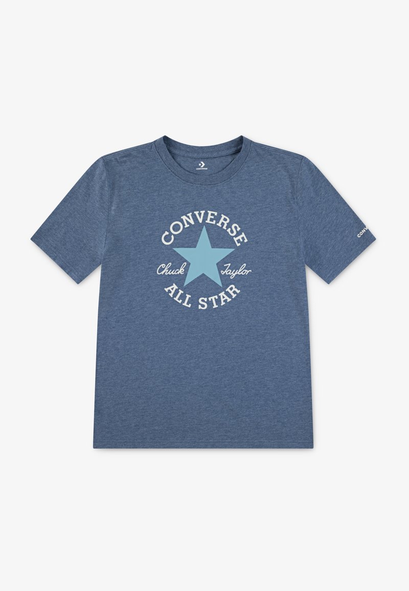 Converse DISSECTED CHUCK PATCH TEE  - T-shirt print - slacker blue heather