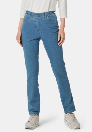 MARTHA EDEL GESCHMÜCKTE - Straight leg jeans - light blue