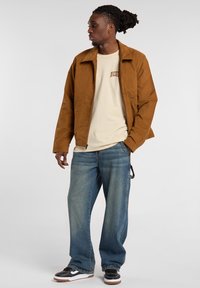 Dickies AITKIN CHEST TEE - Triko s potiskem - wood ash