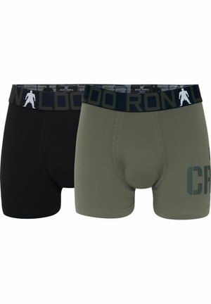 TRUNK 2-PACK BAMBOO - Shorty - black/dark green