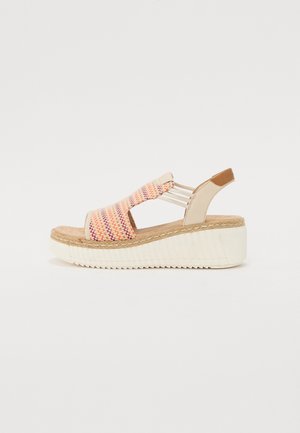 Platform szandálok - pink/multi