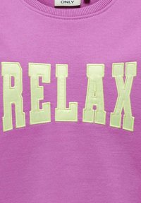 ONLY GIRLS NORMAL GESCHNITTEN RUNDHALS TIEF ANGESETZTE SCHULTER - Sudadera - rosebud