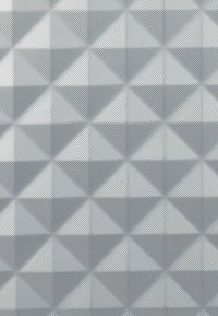 Fondo gris texturizado con un patrón repetido de formas triangulares elevadas dispuestas en una cuadrícula, creando un efecto tridimensional.