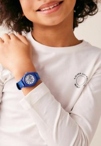 s.Oliver MIT BAND - Uhr - blau