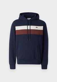 Sweatshirt - navy blue/flour red vermouth