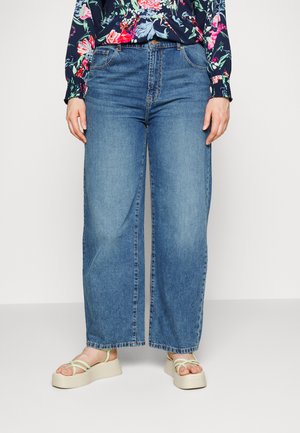 CARLOPE LIFE WIDE - Relaxed fit jeans - light blue denim