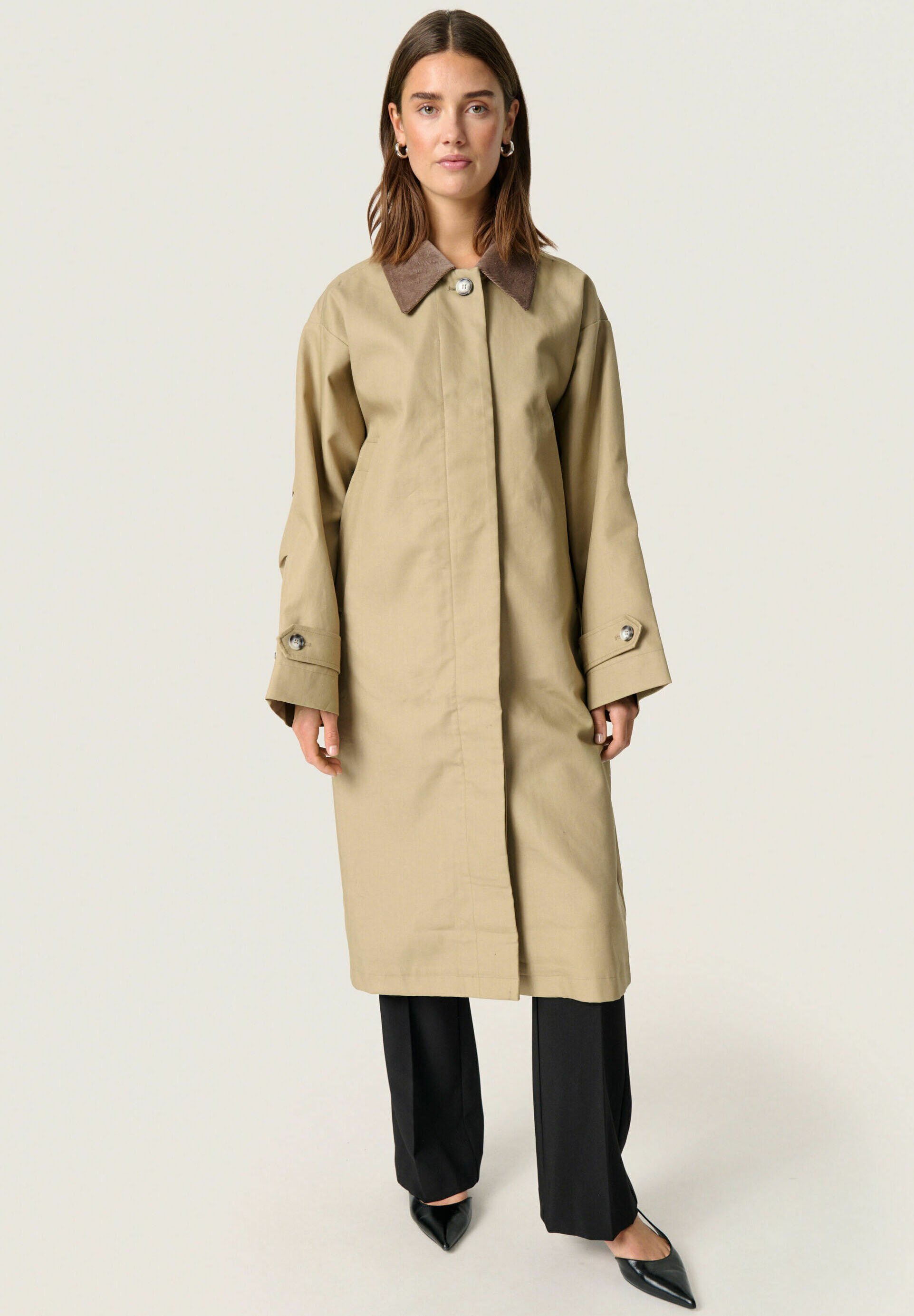 Soaked in Luxury JENNAH CADE - Classic coat - chinchilla/sand
