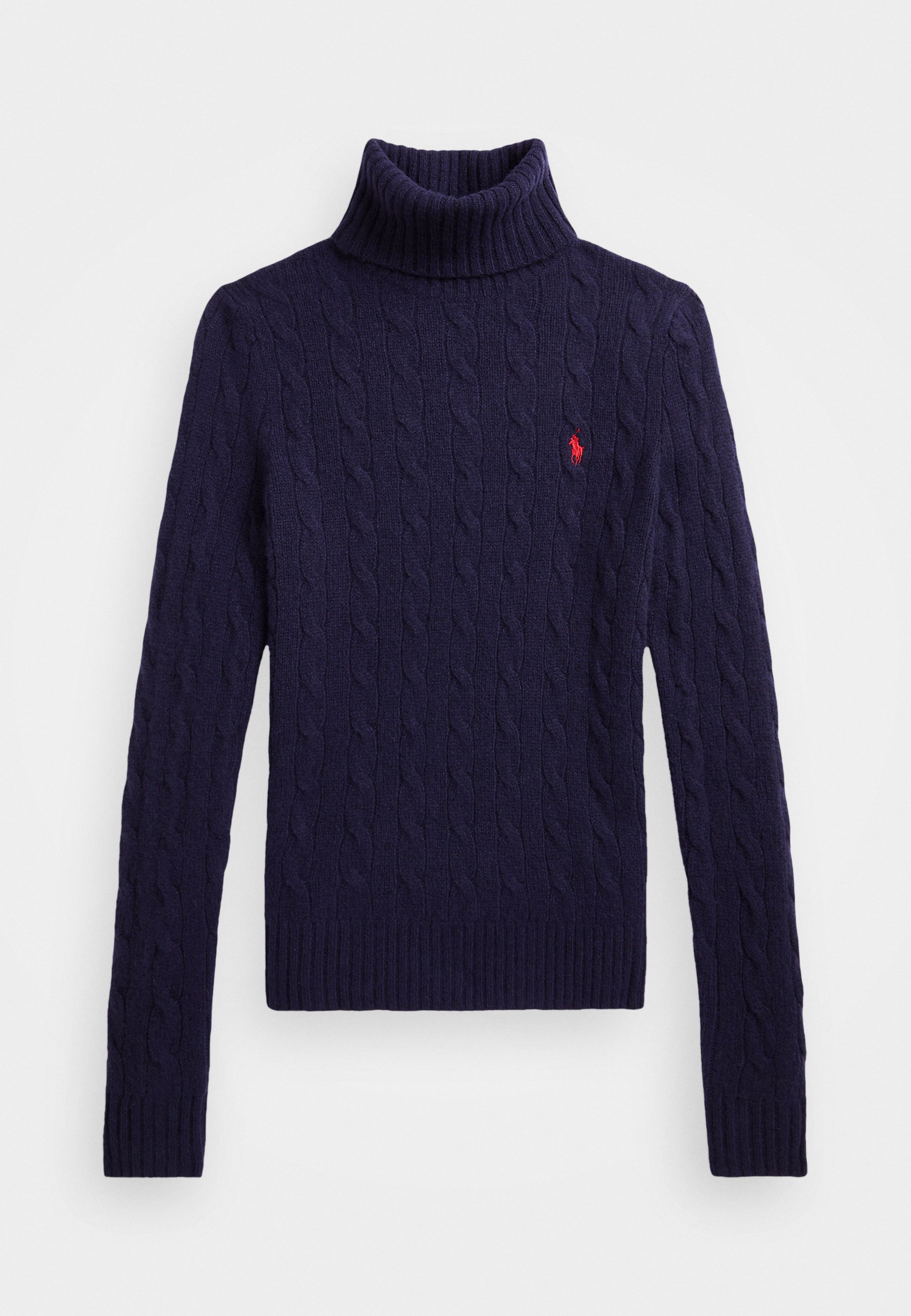 売れ筋商品|||ラルフローレン ニット&セーター レディース アウター ARAN-KNIT ALPACA-BLEND TURTLENECK - Jumper - hunter navy Polo Ralph Lauren ARAN-KNIT ALPACA-BLEND TURTLENECK - Jumper