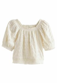 Next - BUBBLE TEXTURED BARDOT - REGULAR FIT - Bluse - ecru Thumbnail-Bild 1