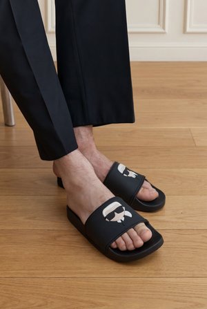 KARL LAGERFELD, KONDO II NFT SLIDE - Mules - black