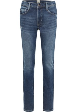 Mustang Jeans Oregon Slim K in deep blue used extra lang