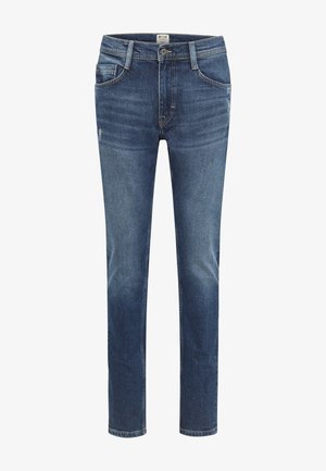 Mustang Jeans Oregon Slim K in deep blue used extra lang Mustang Jeans Oregon Slim K in deep blue used extra lang