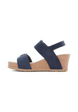 LISSANDRA - Sandali con plateau - blu