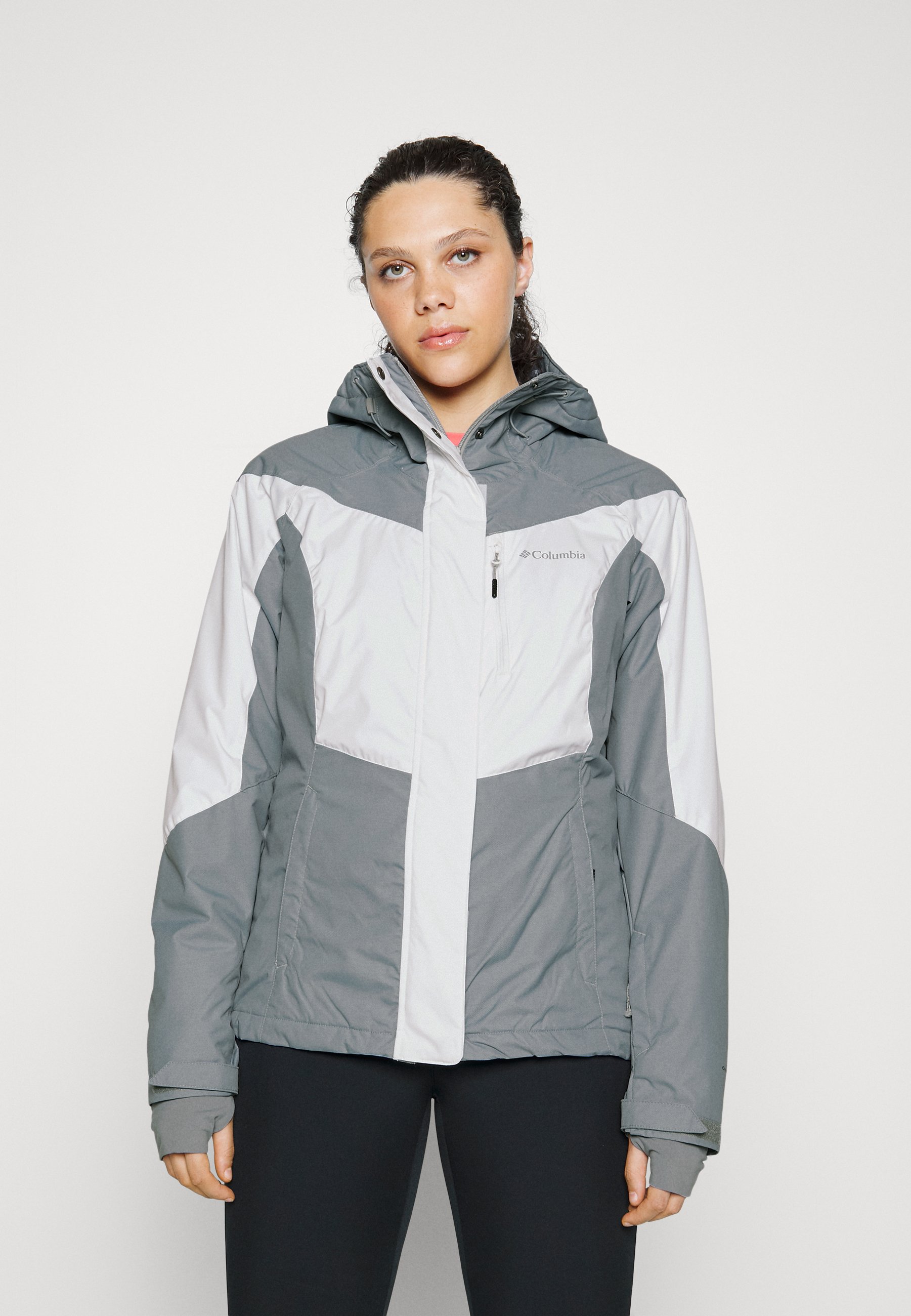 Columbia RUN™ INSULATED Chaqueta de esquí - white/grey/blanco Zalando.es
