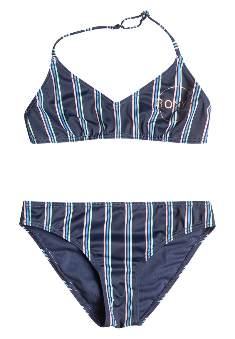 Roxy SWIM FOR DAYS SET Bikini mood indigo horizon line/blue