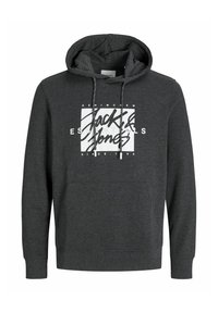GEDRUCKT - Kapuutsiga pusa - dark grey melange
