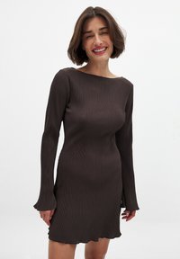PLEATED - Kasdienė suknelė - dark brown