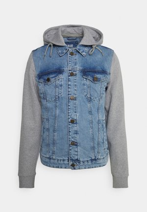 ONSCOIN HOOD TRUCK - Denim jacket - blue denim
