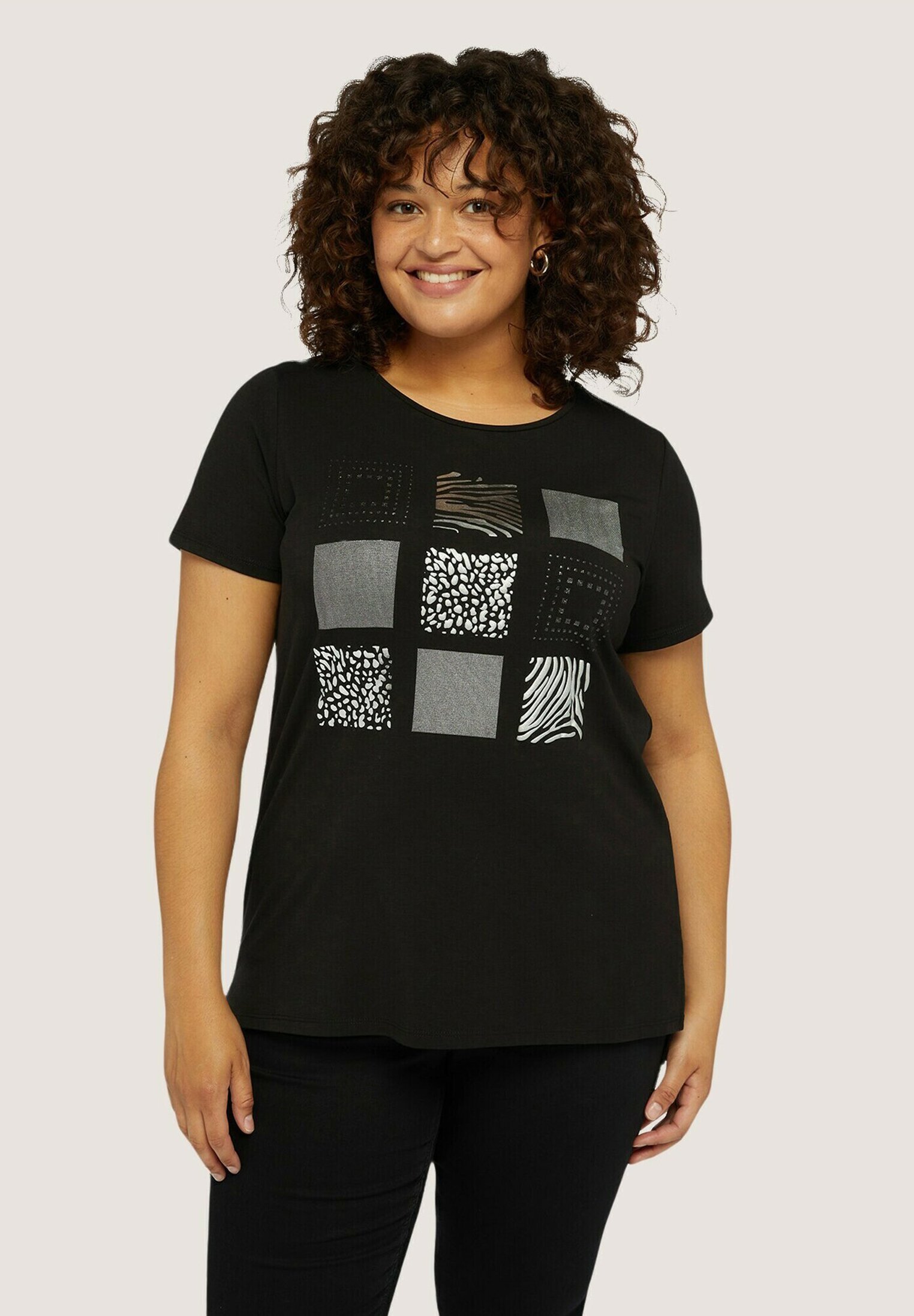 Fiorella Rubino T-shirt con stampa nero