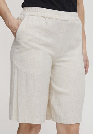 b.young BYJOHANNA BERMUDA SHORTS - Shorts - nature linen