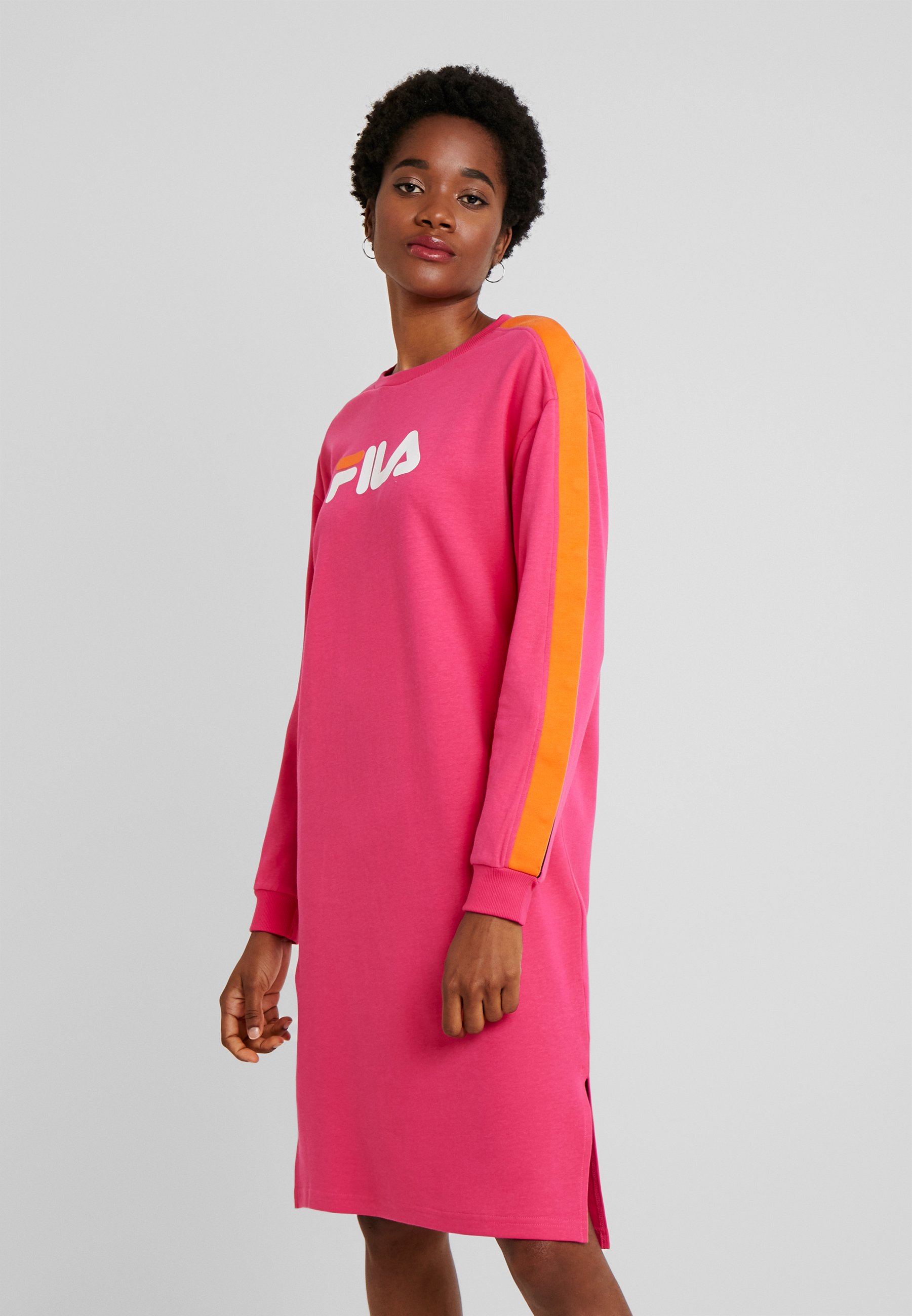 orange fila dress