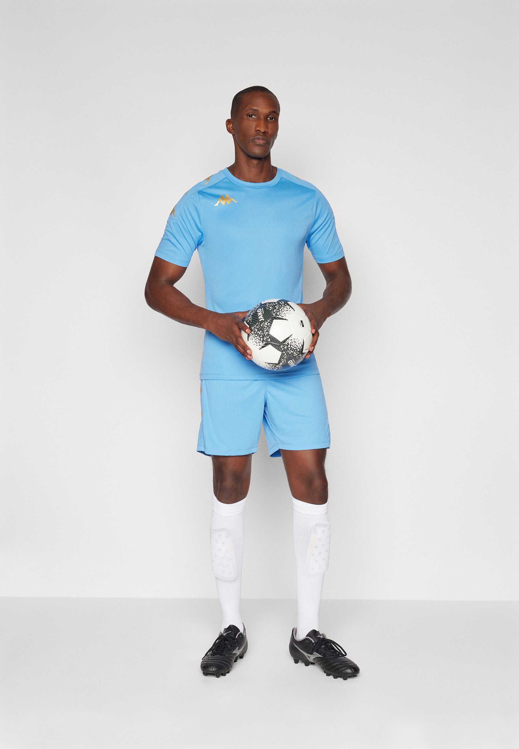 light blue football shorts