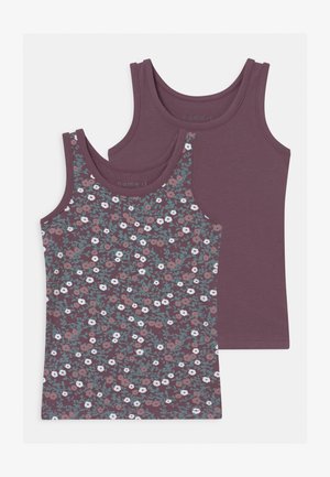 NMFTANK 2 PACK - Tílko - black plum
