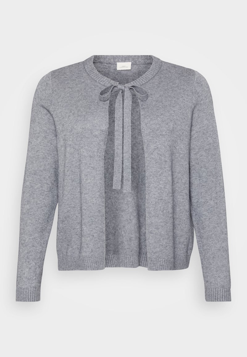 ONLY Carmakoma CARJESSIE ONE STRING CARDIGAN - Kardigan - medium grey ...