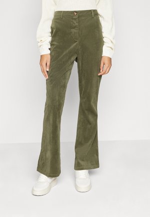 Vero Moda VMNINA FLARED PANT - Παντελόνι - forest night