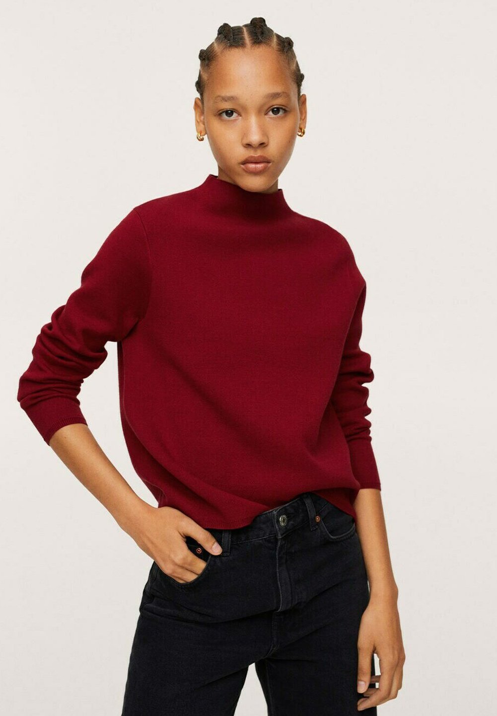chimney neck sweater