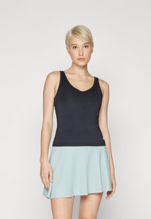 Björn Borg ACE DEEP V TANK - Toppi - black beauty