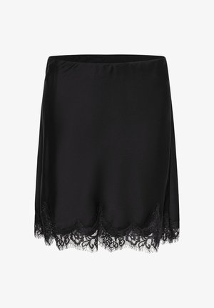 My Essential Wardrobe, MWBRENDA LACE SKIRT - Jupe trapèze - black