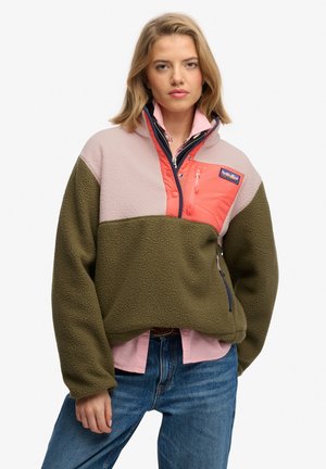 Fleecepullover - shooting olive