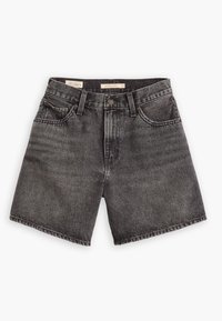 HIGH BAGGY - Denim shorts - black denim