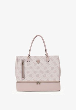 Guess, ZIP BOTTOM TOTE - Shopping bag - orchid logo