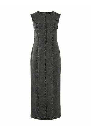 Pieces, Midi PCFRANNA DENIM - Τζιν φόρεμα - grey denim