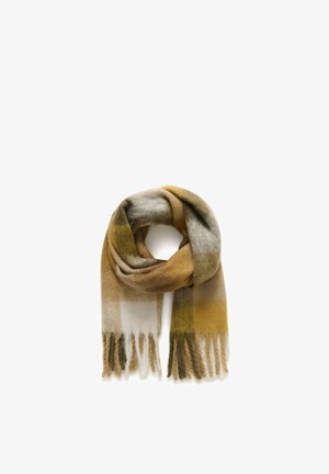 Saint Tropez, FALBERTASZ - Écharpe - desert taupe check