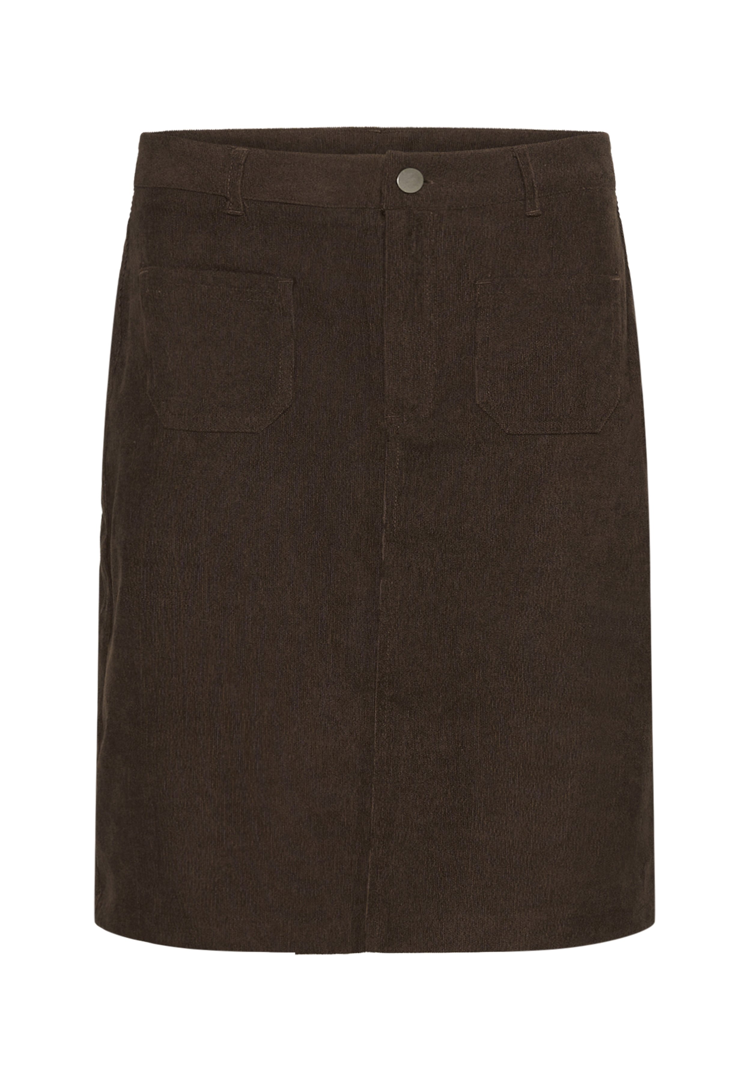 RIKO　黒　38 Reiss Zwarte leren minirok met bies en zakken | REISS