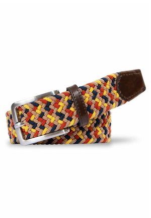 Gevlochten riem - braun
