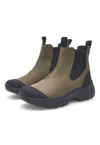 Woden SIRI WATERPROOF - Gumene čizme - dark olive black