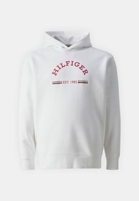 Tommy Hilfiger ROUNDALL HOODY - Sweatshirt - white