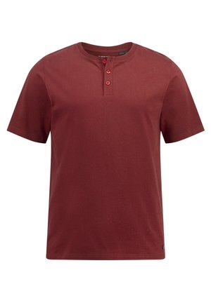 JP1880, HENLEY - T-Shirt basic - rust