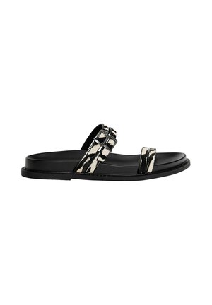 Mules - mottled black