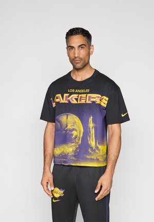 LOS ANGELES LAKERS BOXY - T-Shirt print - black