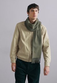 Polo Ralph Lauren FRINGE VIRGIN WOOL SCARF - Šal - thermal green