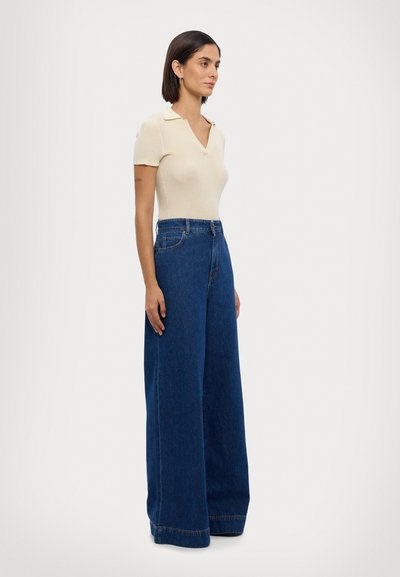 Weekend Max Mara VEGA - Wide Leg - blu
